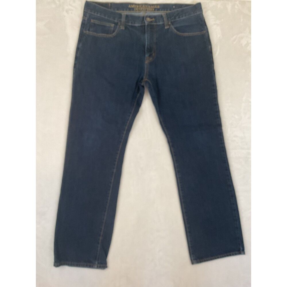 American Eagle Jeans 36x32 Original Straight Mens Dark Wash